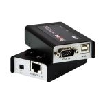 ATEN Console mini extendert USB+VGA, Cat5e kábelen 100m 1280x1024 (CE100)