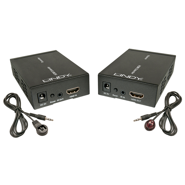 LINDY Extender HDMI IP 100m /adó és vevő/ (38126)