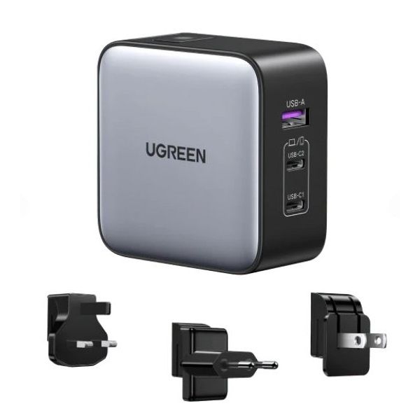 UGREEN Univerzális Nexode nemzetközi hálózati töltő, Travel adapter (90409)