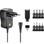 GOOBAY Univerzális hálózati DC adapter (3 V - 12V, 9 különböző méretű csatlakozóval (53995)