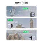 UGREEN Univerzális Nexode nemzetközi hálózati töltő, Travel adapter (90409)