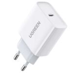 UGREEN hálózati töltő, PD 3.0, 20W, USB-C, fehér (60450)