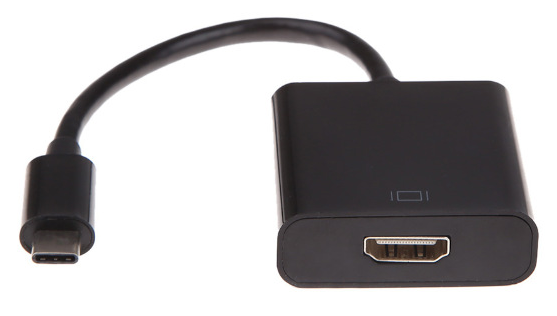 Gembird USB-C és HDMI adapter, fekete (A-CM-HDMIF-01)