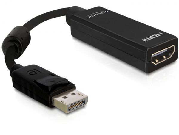 Delock Adapter Displayport 1.1 papa - HDMI mama (61849)