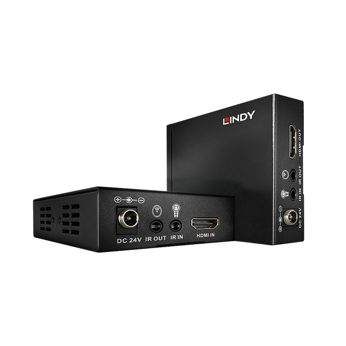 LINDY Extender HDBaseT HDMI és IR - PoC 70m (38139)